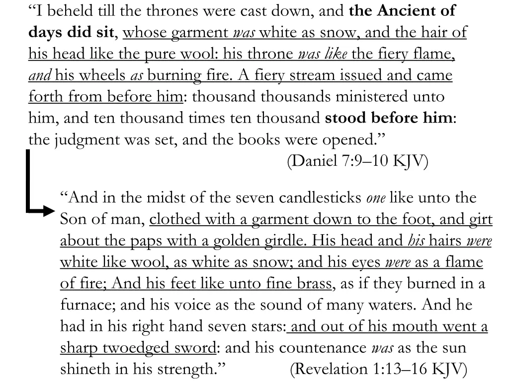 i beheld till the thrones were cast down