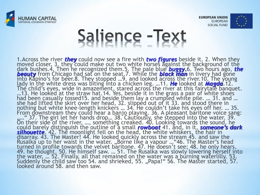 salience text