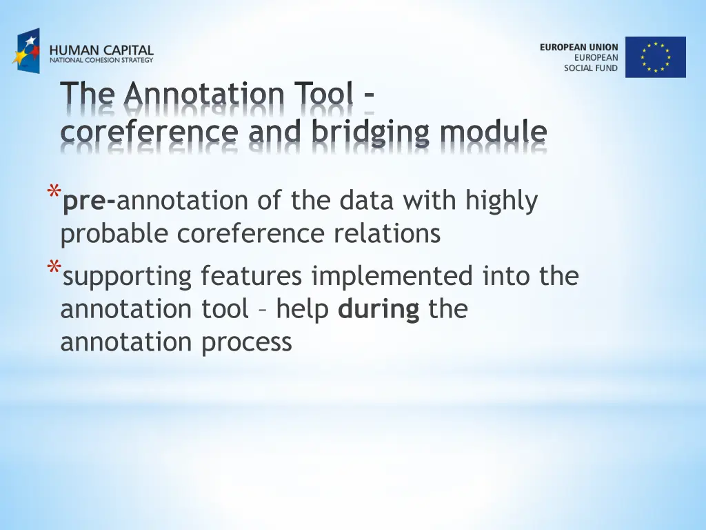 the annotation tool coreference and bridging