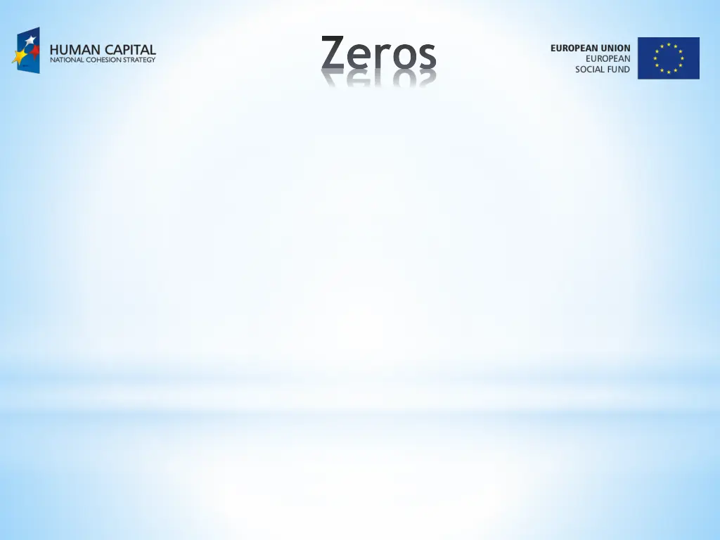 zeros