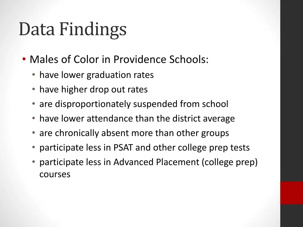 data findings