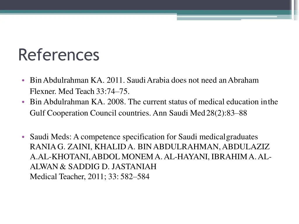 references