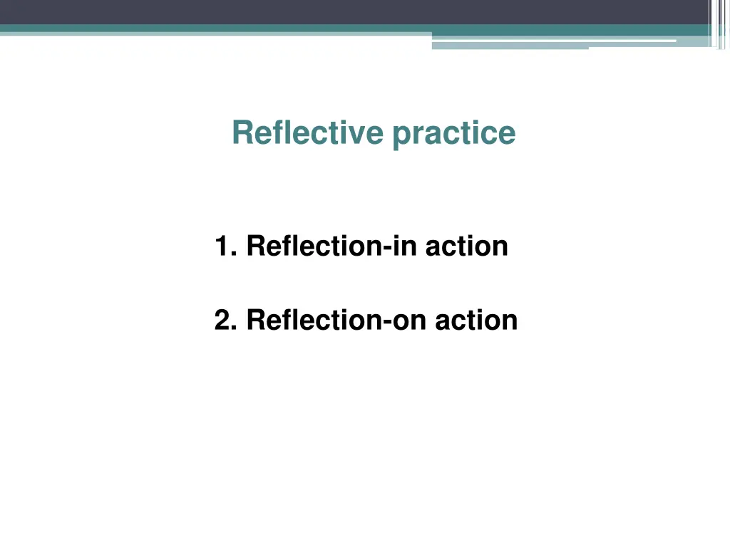 reflective practice