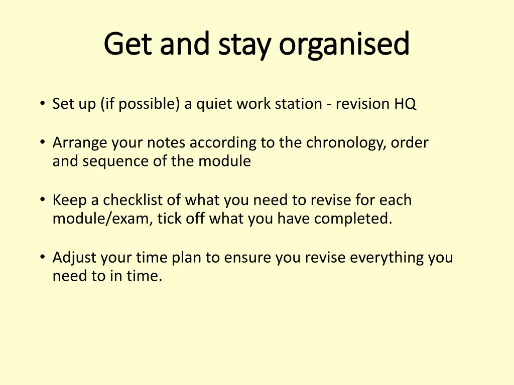 get and stay organised get and stay organised
