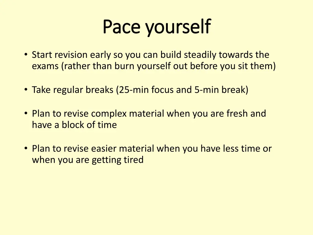 pace yourself pace yourself