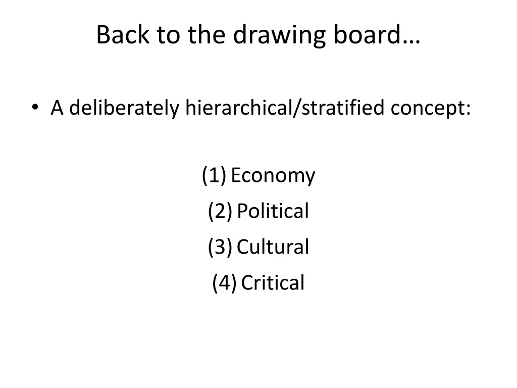 back to the drawing board