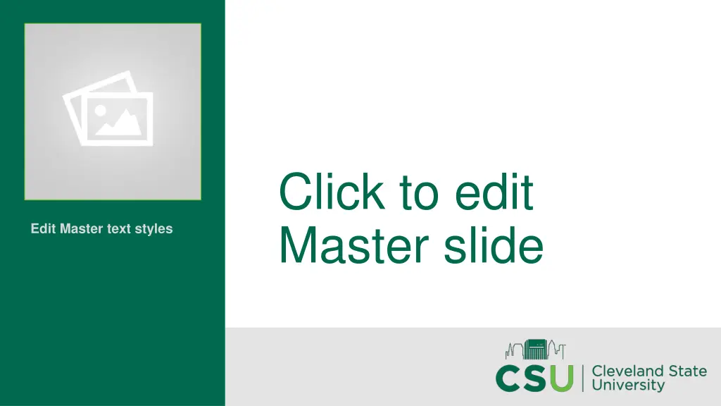 click to edit master slide