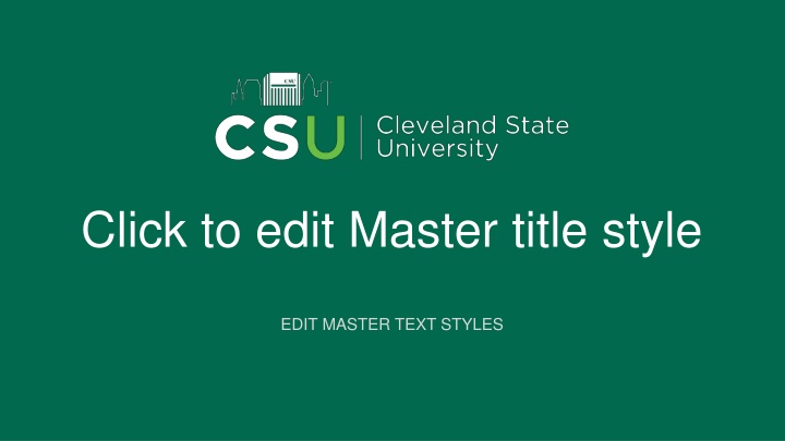 click to edit master title style