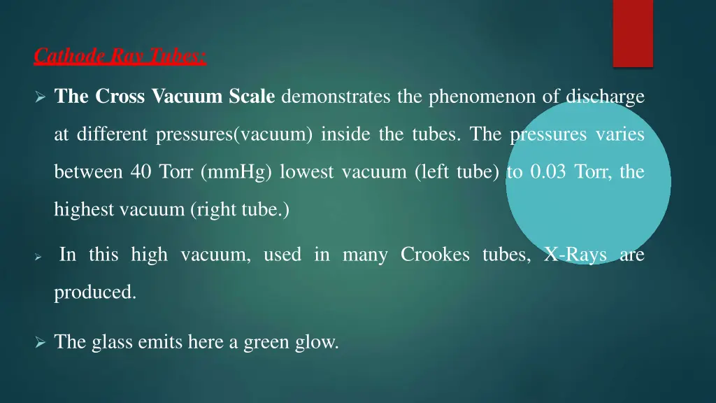 cathode ray tubes