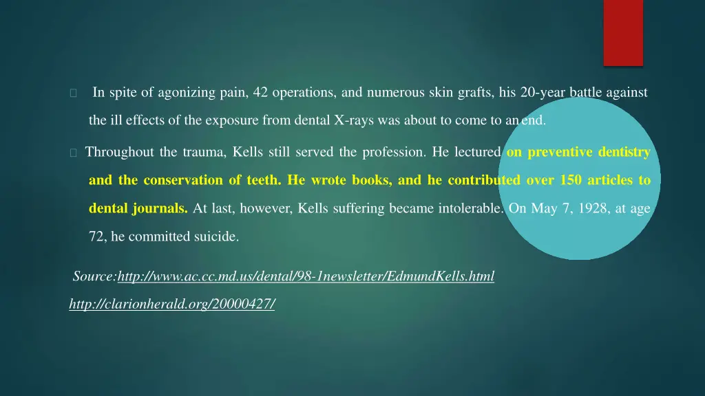 in spite of agonizing pain 42 operations