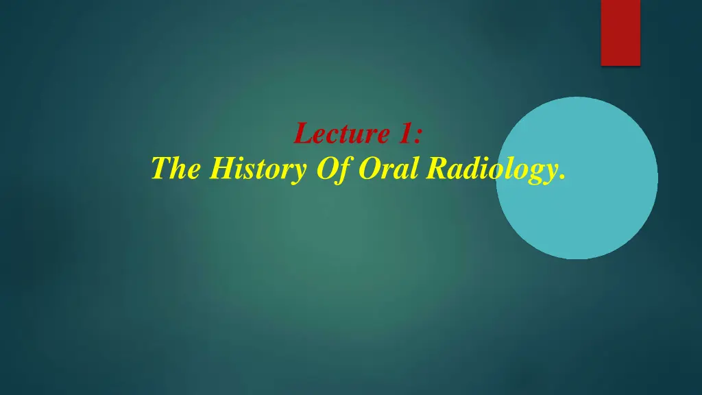 lecture 1
