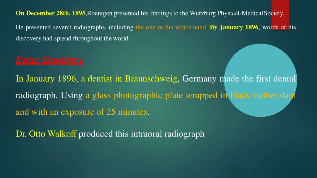 on december 28th 1895 roentgen presented