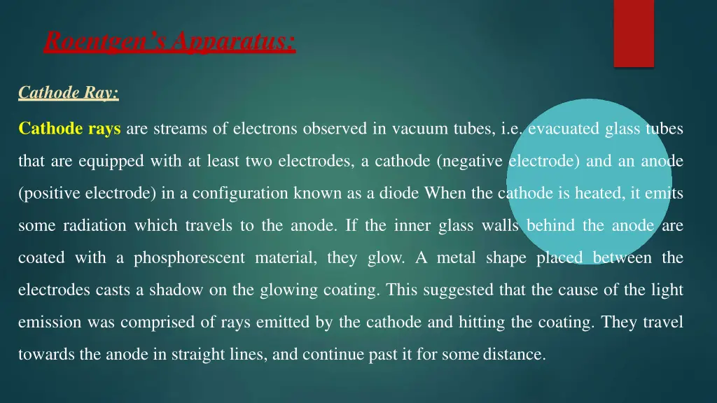 roentgen s apparatus