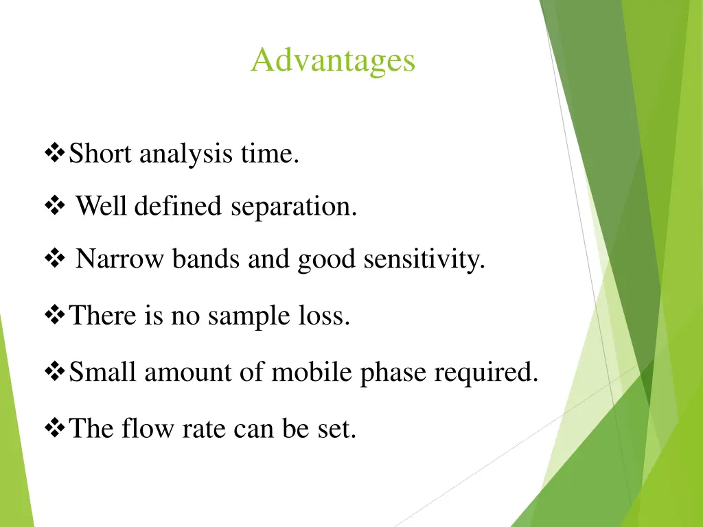 advantages