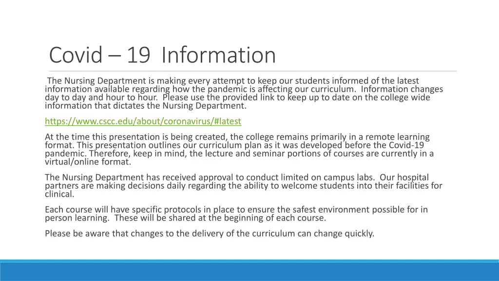 covid 19 information