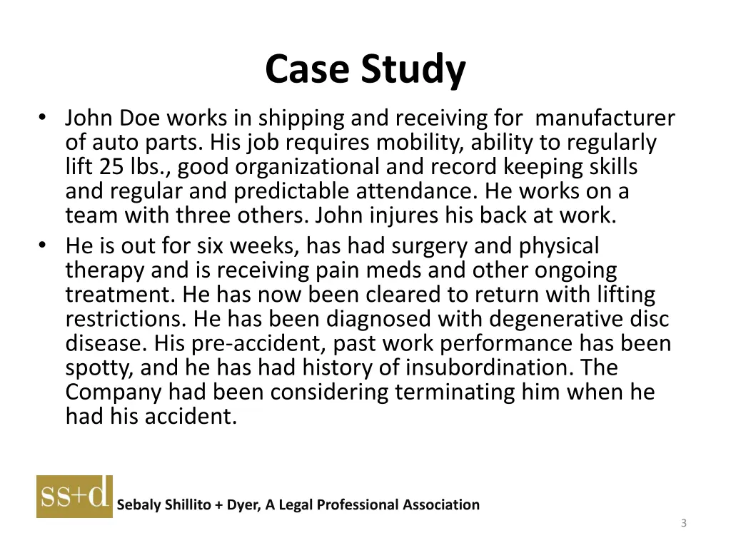 case study