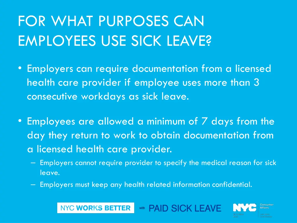 for what purposes can employees use sick leave 1