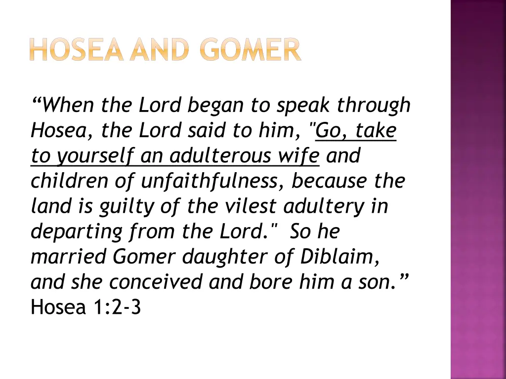 hosea and gomer 2