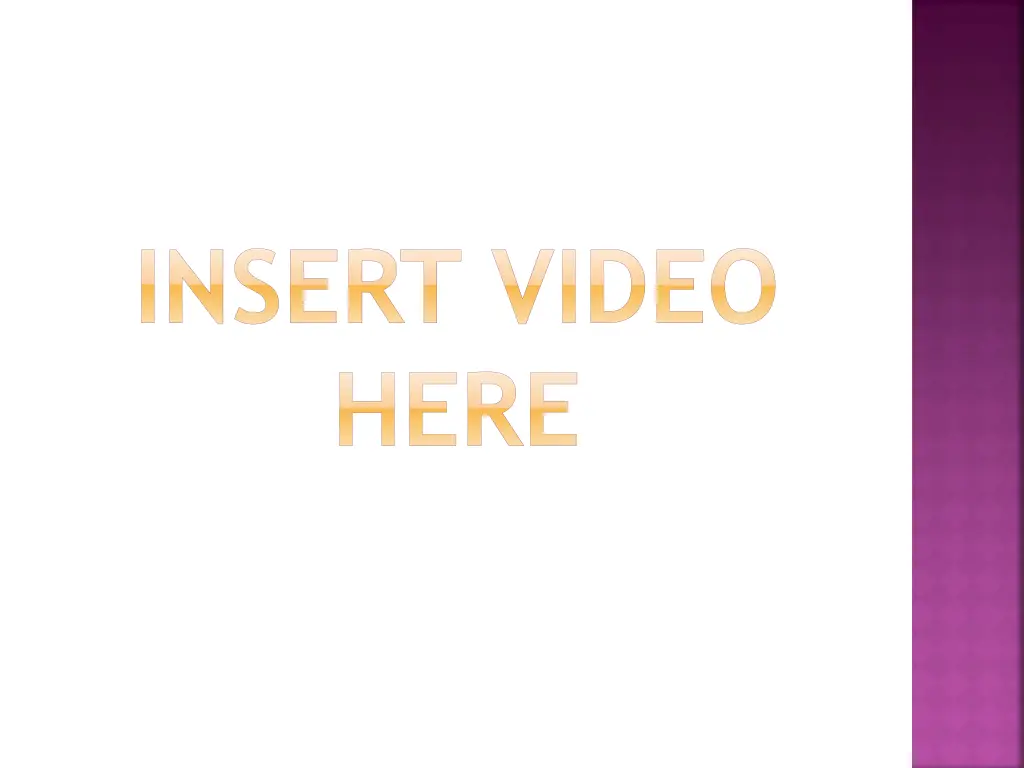 insert video here