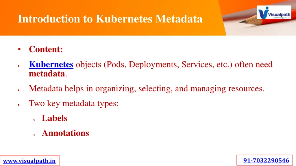 introduction to kubernetes metadata