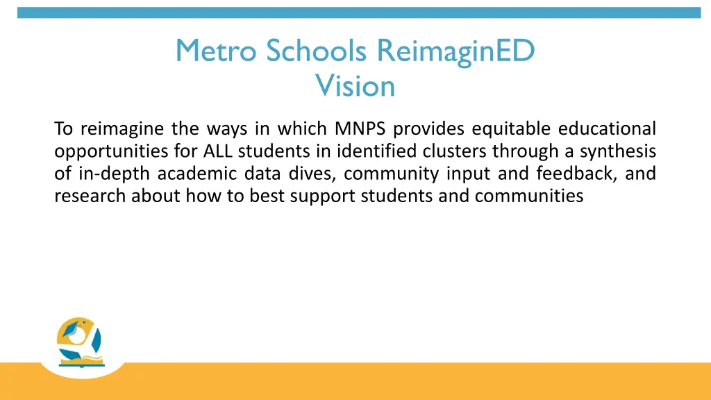 metro schools reimagined vision