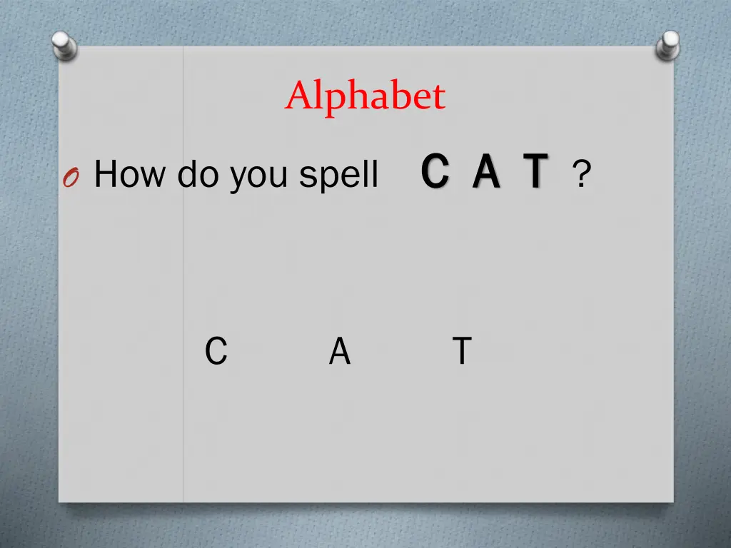 alphabet 1