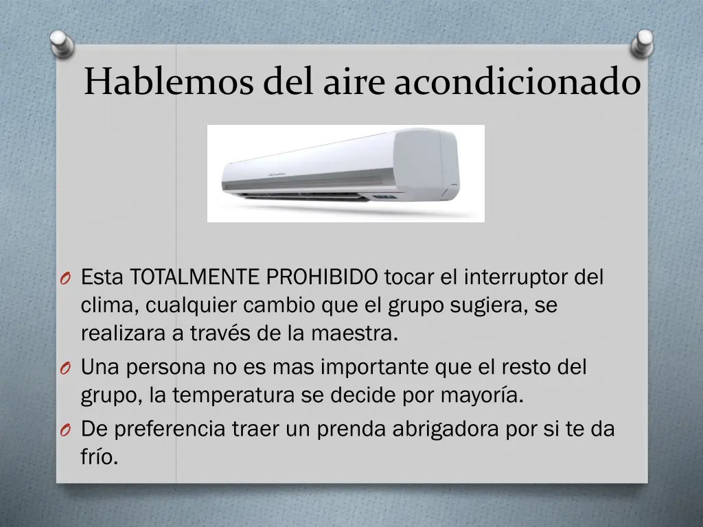 hablemos del aire acondicionado