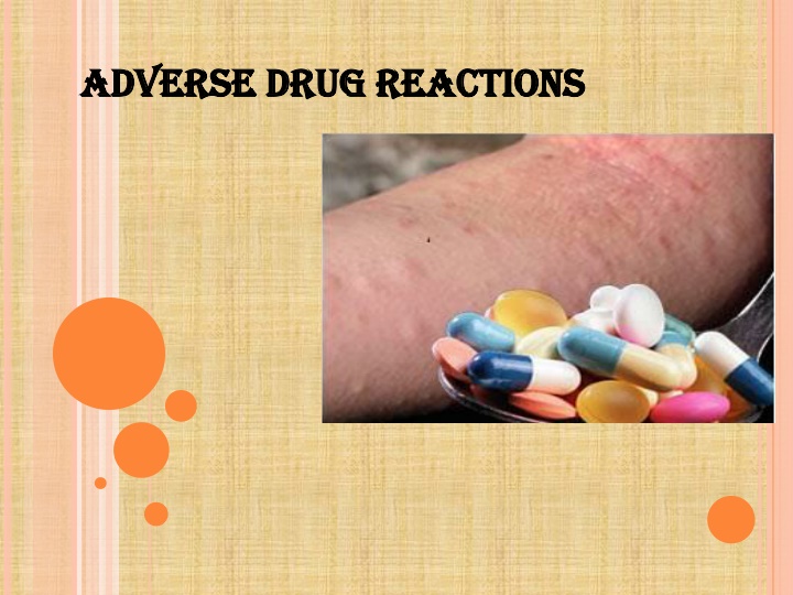 adverse drug reactions adverse drug reactions