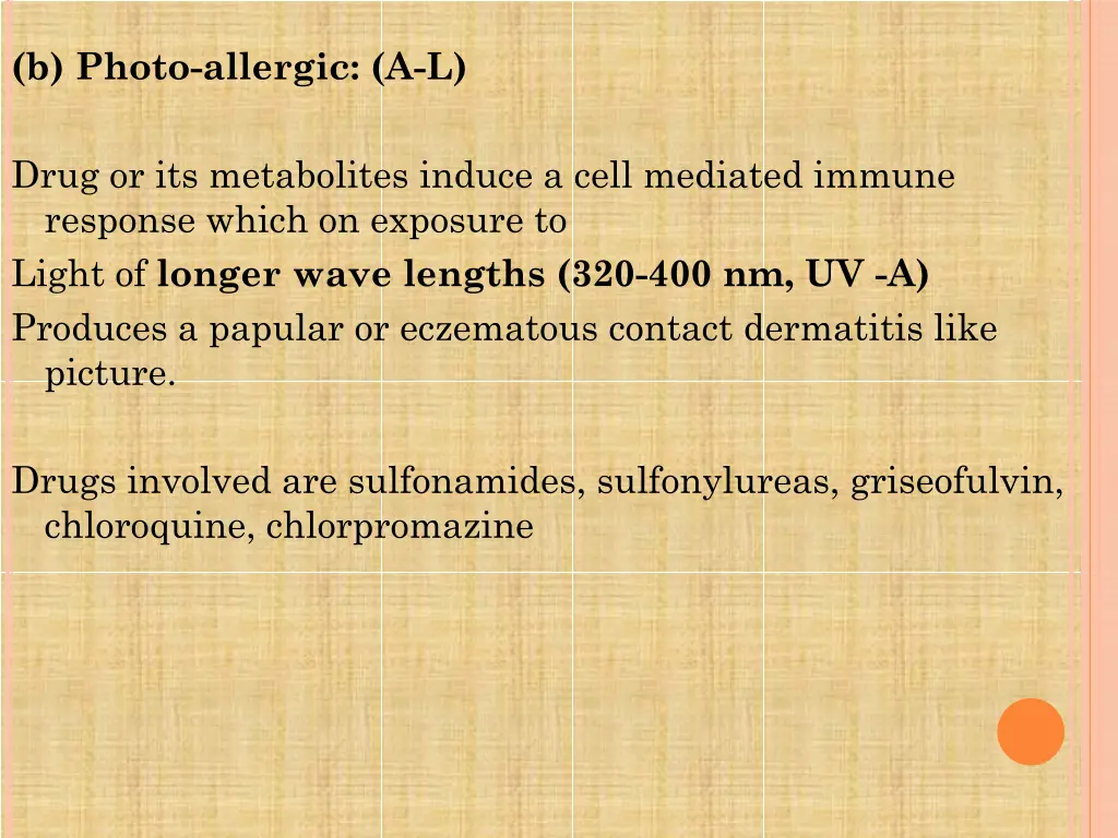 b photo allergic a l