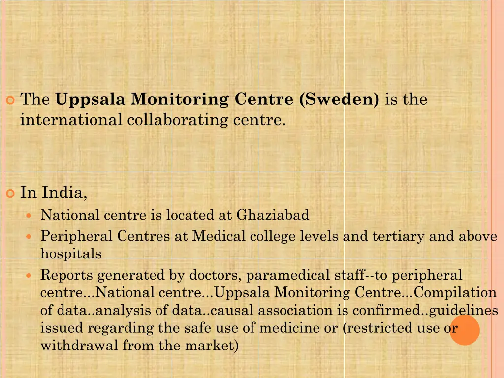 the uppsala monitoring centre sweden