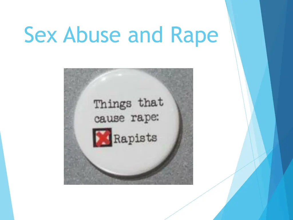 sex abuse and rape