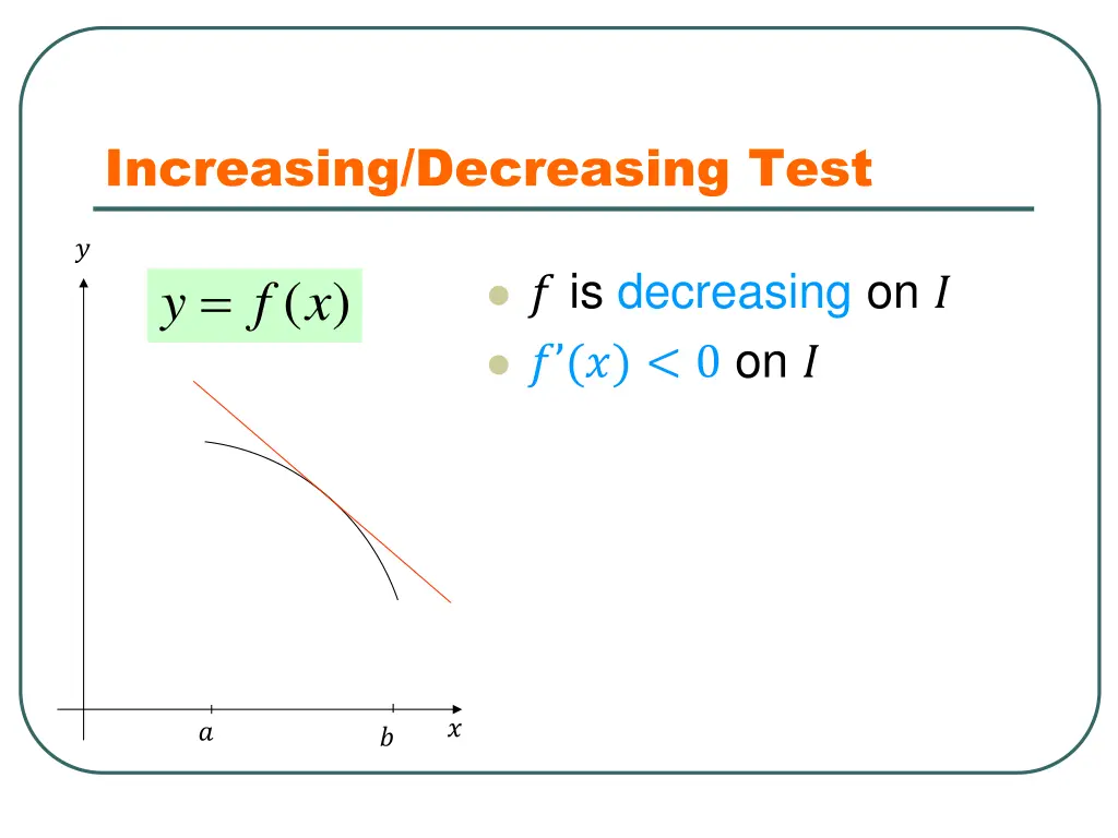 increasing decreasing test 4