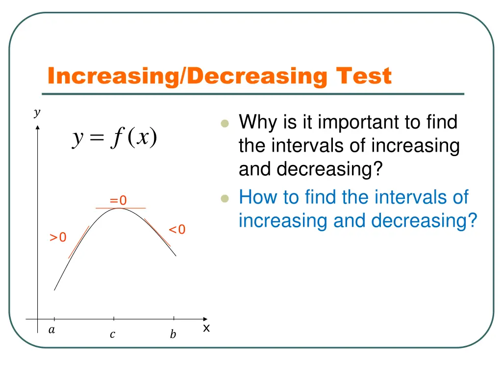 increasing decreasing test 6