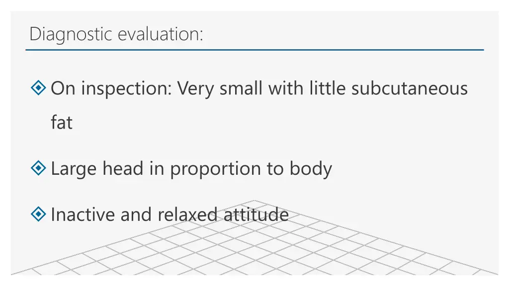 diagnostic evaluation