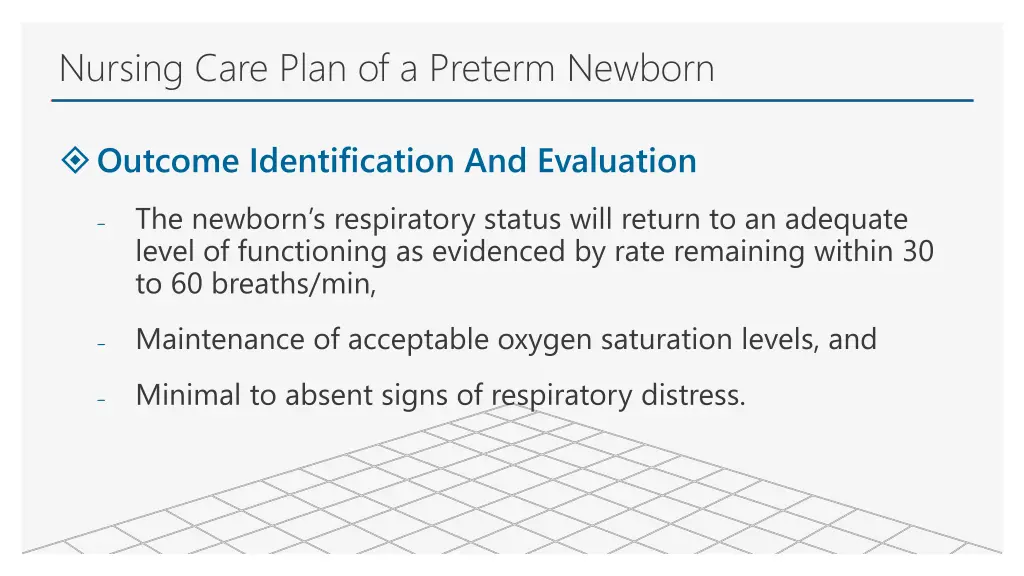 nursing care plan of a preterm newborn 1