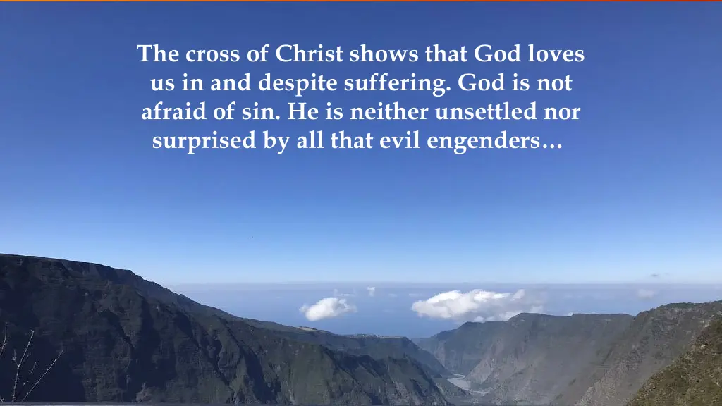 the cross of christ shows that god loves