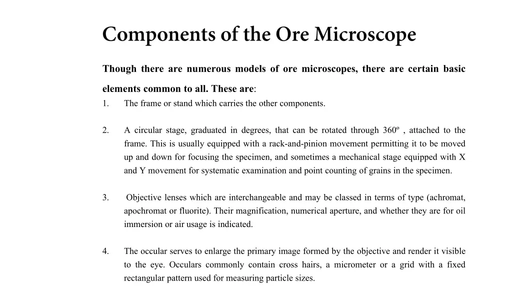 though there are numerous models