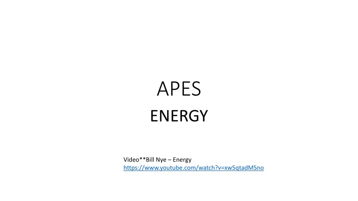 apes energy