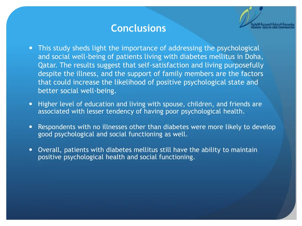 conclusions