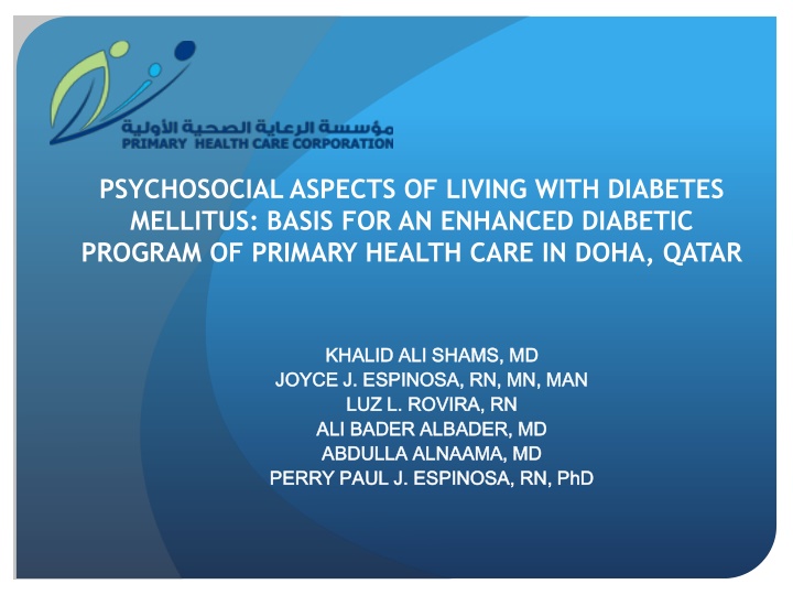psychosocial aspects of living with diabetes