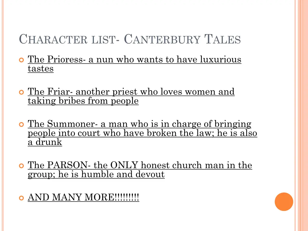 c haracter list c anterbury t ales 1