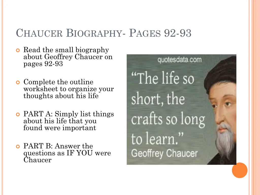 c haucer b iography p ages 92 93