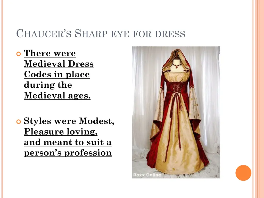 c haucer s s harp eye for dress