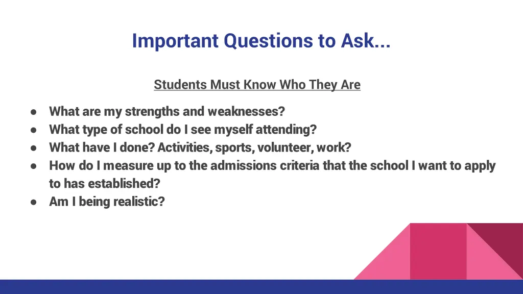important questions to ask