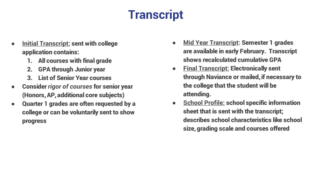 transcript