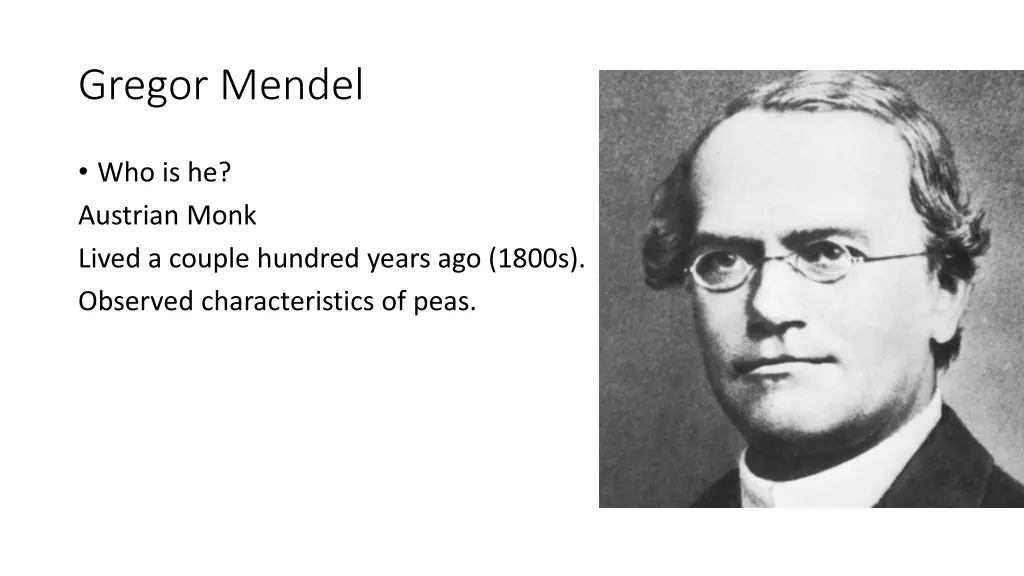 gregor mendel 1