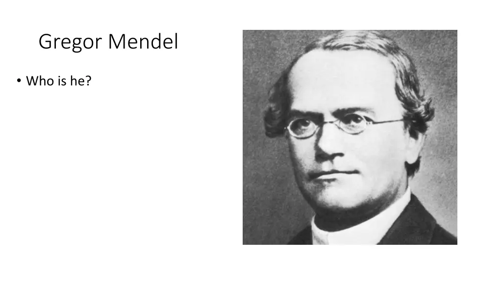 gregor mendel