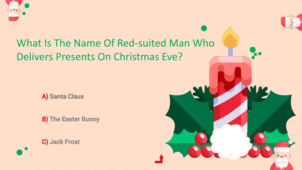 what is the name of red suited man who delivers
