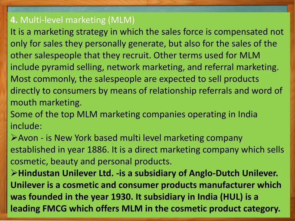 4 multi level marketing mlm it is a marketing