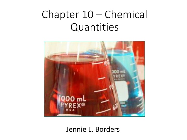 chapter 10 chemical quantities